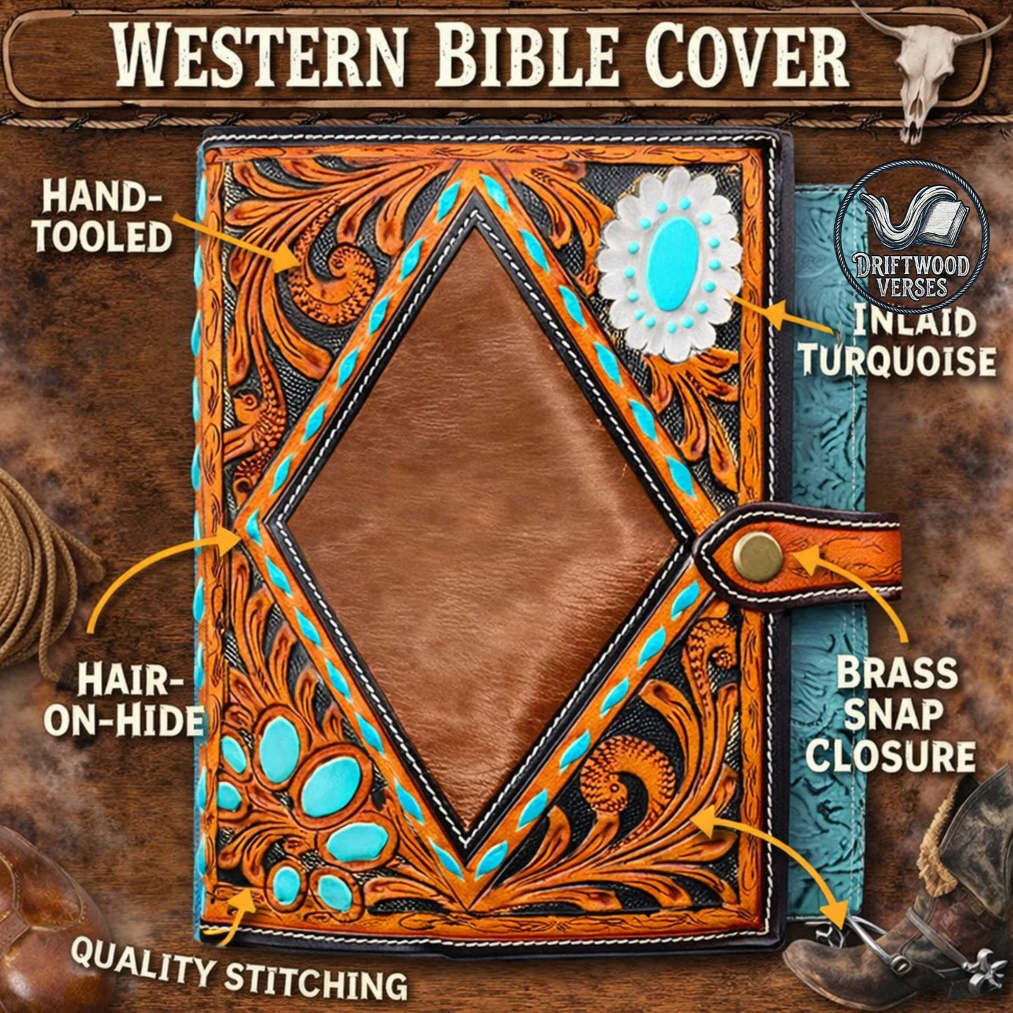 Driftwood Verses™ Bible Covers